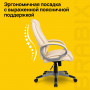 Кресло офисное BRABIX Maestro EX-506, экокожа, бежевое, 531168