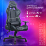 Кресло компьютерное BRABIX GT Carbon GM-115, две подушки, экокожа, черное, 531932