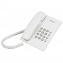 Телефон PANASONIC KX-TS2350RUW, белый, повторный набор, тональный/импульсный режим