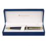 Ручка подарочная шариковая WATERMAN Hemisphere Matt Black GT, черный матовый лак, позолоченные детали, синяя, S0920770