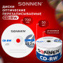 Диски CD-RW SONNEN 700 Mb 4-12x Bulk, КОМПЛЕКТ 50 шт., 512578