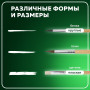 Кисти BRAUBERG, набор 3 шт. (беличья круглая № 3, пони круглая № 4, из щетины плоская № 6), блистер, 200224