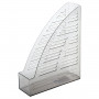 Лоток вертикальный для бумаг BRAUBERG Standard, 245х70х295 мм, тонированный серый, 237222