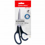 Ножницы BRAUBERG Soft Grip, 190 мм, рез. вставки, серо-зеленые, 3-х сторон. заточка, карт. уп. с подвес., 230762