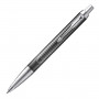 Ручка шариковая PARKER IM Metallic Pursuit CT, корпус темно-серый, хромированные детали, синяя, 2074144