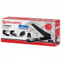 Степлер МОЩНЫЙ №24/6-23/13 BRAUBERG Heavy duty MX, до 80 листов, черный, 222563